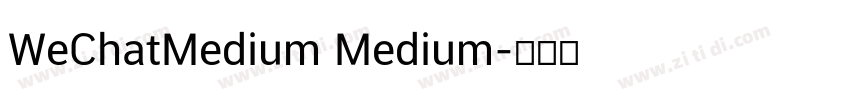 WeChatMedium Medium字体转换